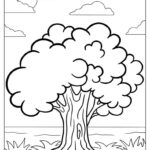 Tree Coloring Pages Free Printable FREE Printable A Z