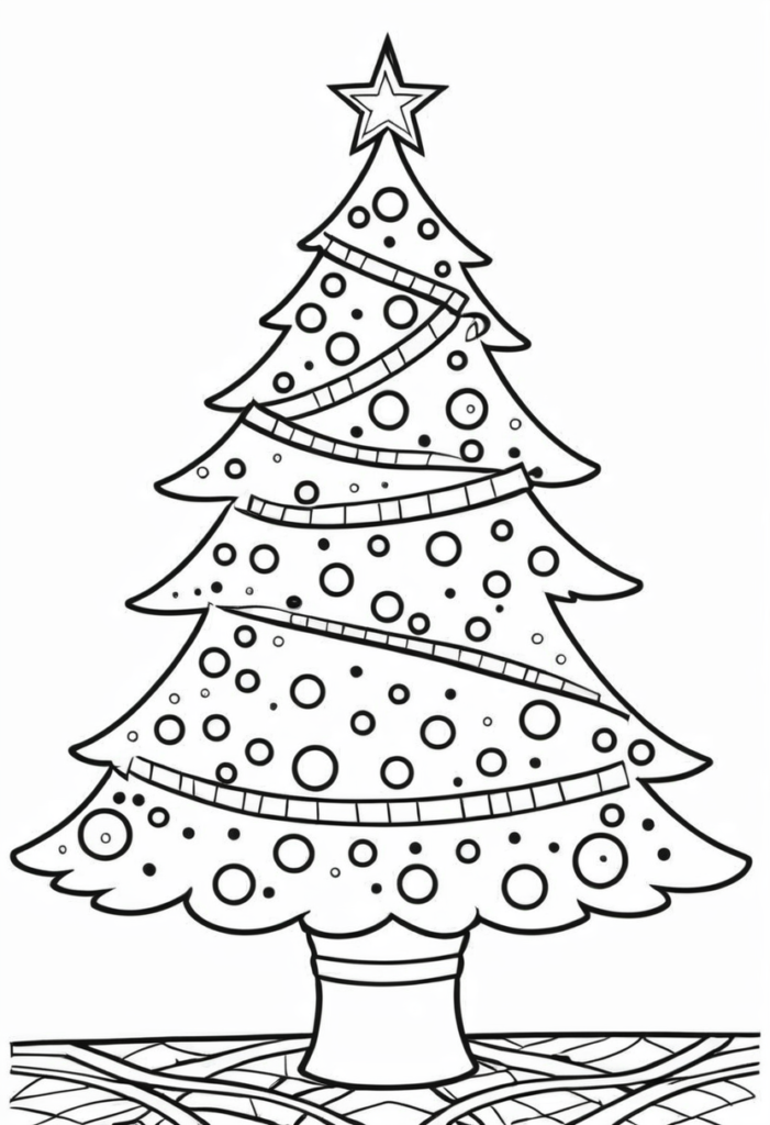 Tree Coloring Pages PDF Color My Pages