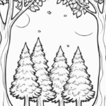 Tree Coloring Pages PDF Color My Pages