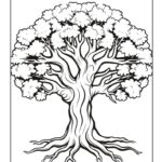 Tree Coloring Pages World Of Printables