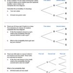 Tree Diagrams B Worksheet PDF Printable Statistics Worksheets
