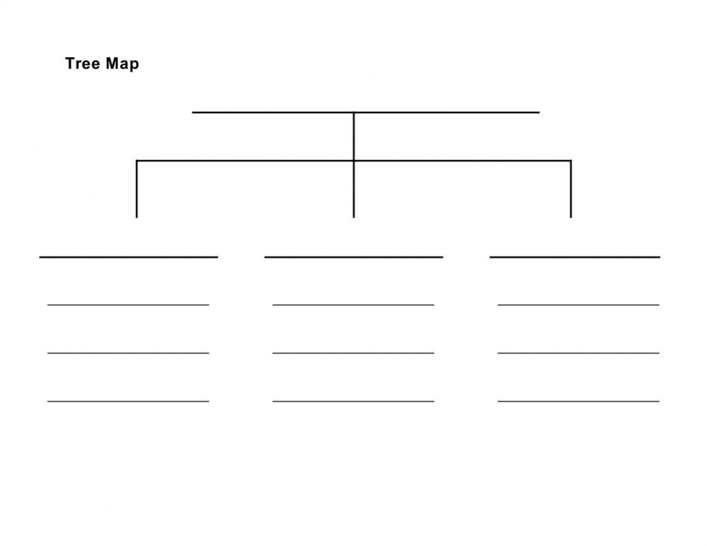 Tree Map Template Blank Tree Map Template Family Tree Templates With