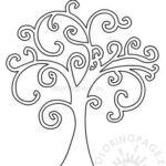 Tree Of Life Template Printable Coloring Page