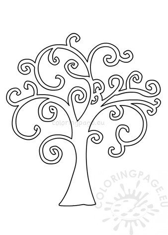 Tree Of Life Template Printable Coloring Page