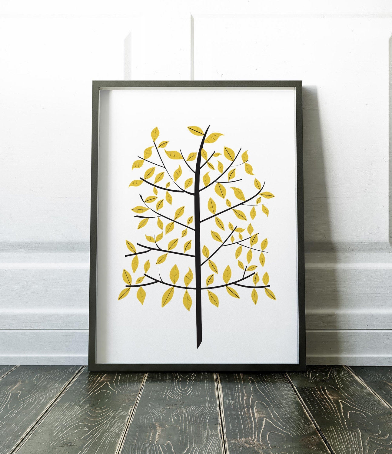 tree print wall