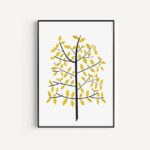 Tree Print Wall Art Print Wall Art Minimalist Print Minimalist Art