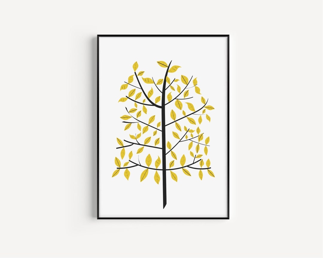Tree Print Wall Art Print Wall Art Minimalist Print Minimalist Art 