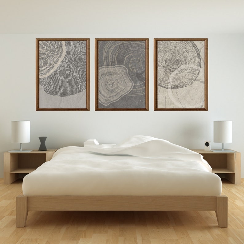 Tree Ring Printable Tree Stump Prints Digital Print Tree Ring Print