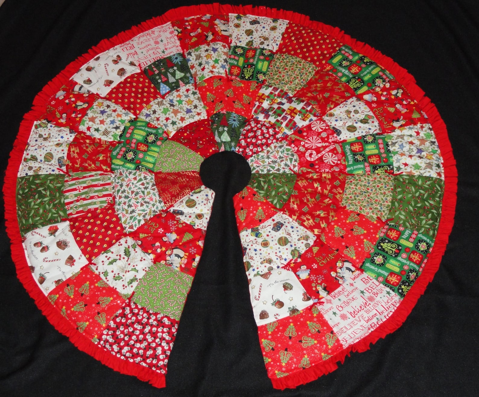 Tree Skirt Embroidery Pattern Hand Embroidery