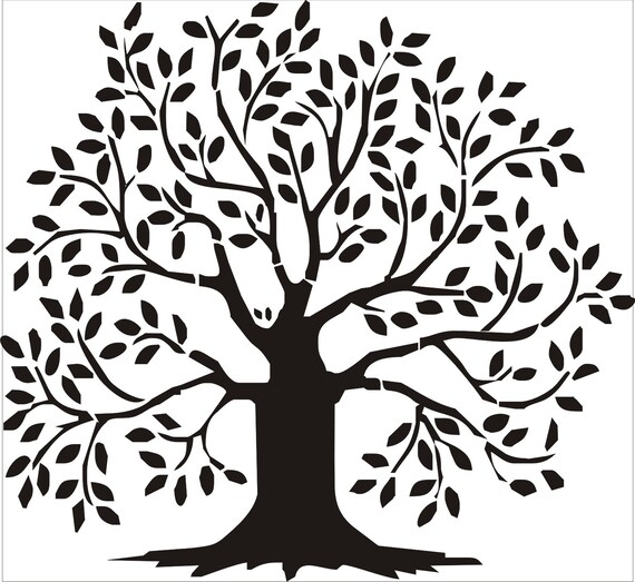 Tree Stencil Printable Prntbl concejomunicipaldechinu gov co