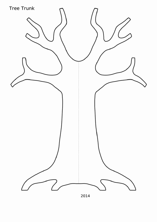 Tree Trunk Template