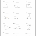 Triangle Sum Worksheet Collection For Teaching Learning Worksheets