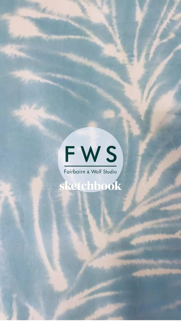 Tropical Print Hand Painted Tropical Print Hand Printed Print Design 