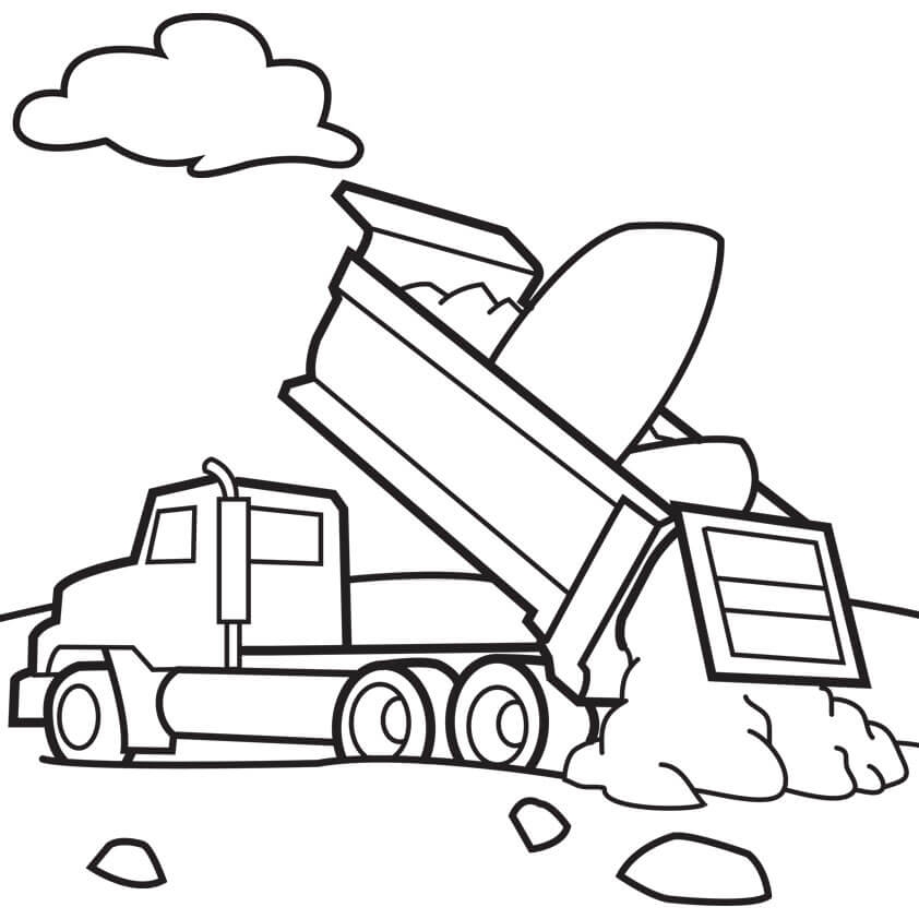 Truck Coloring Pages Printable Coloring Pages FREE