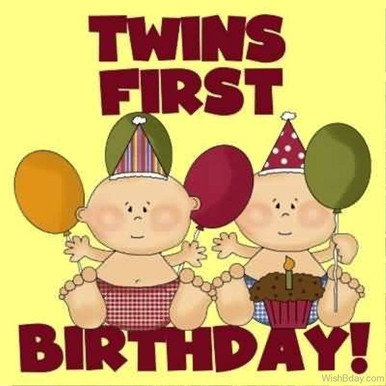 Twins Birthday Cards Printable Printable Cards