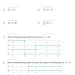 Two Step Inequalities Worksheets With Answer Key Worksheets Library