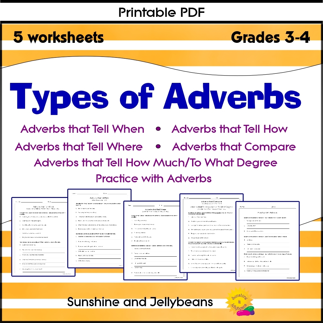 adverb worksheets