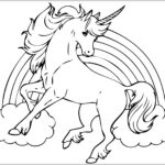 Unicorn Coloring Pages To Print Unicorns Kids Coloring Pages Page