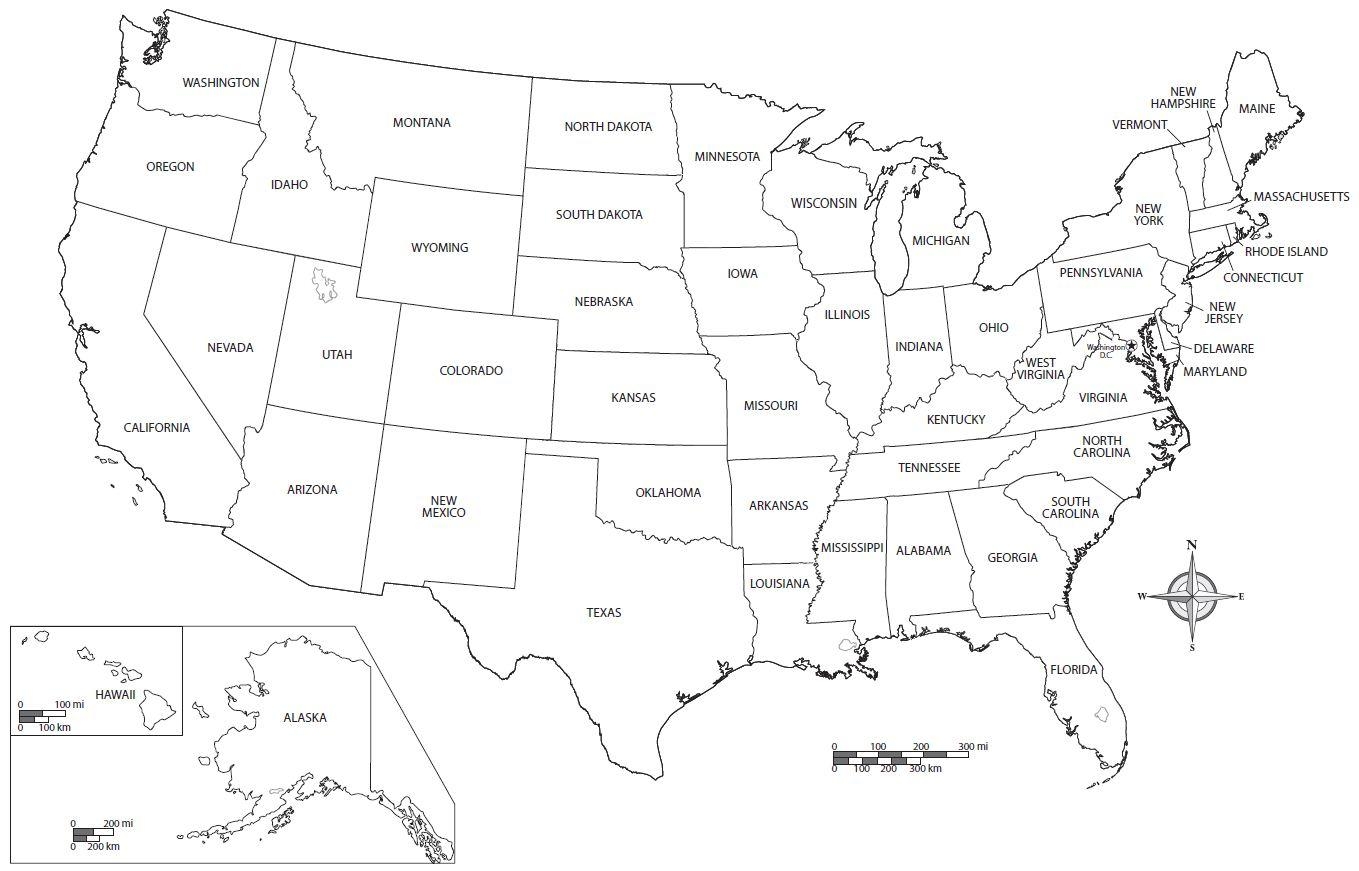 United States Map Worksheet Worksheet Map Of United States Northern 