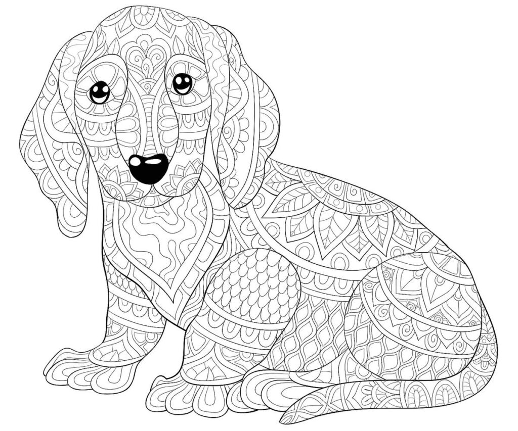 Unleash Your Creativity Free Printable Dog Coloring Pages For Kids