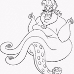 Ursula Little Mermaid Coloring Pages Coloring Home