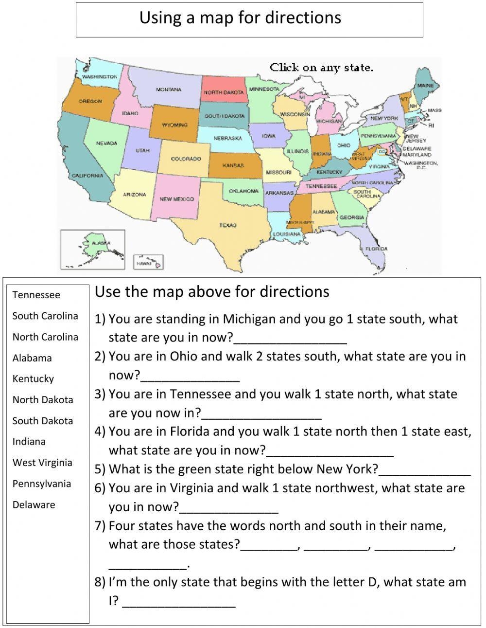 USA Label The Map Printable For Early Readers FREEBIE USA Map 