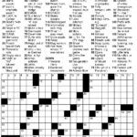 USA Today Crossword Puzzle Printable Printable JD