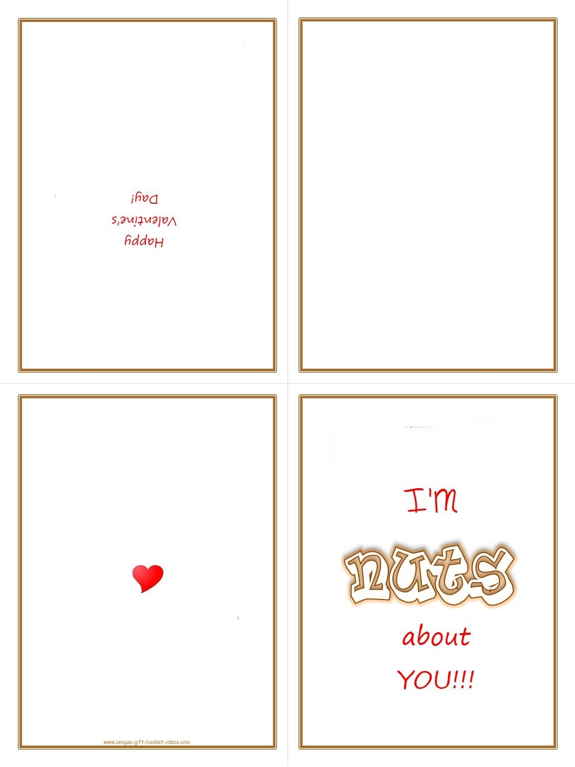 free printable foldable valentines cards