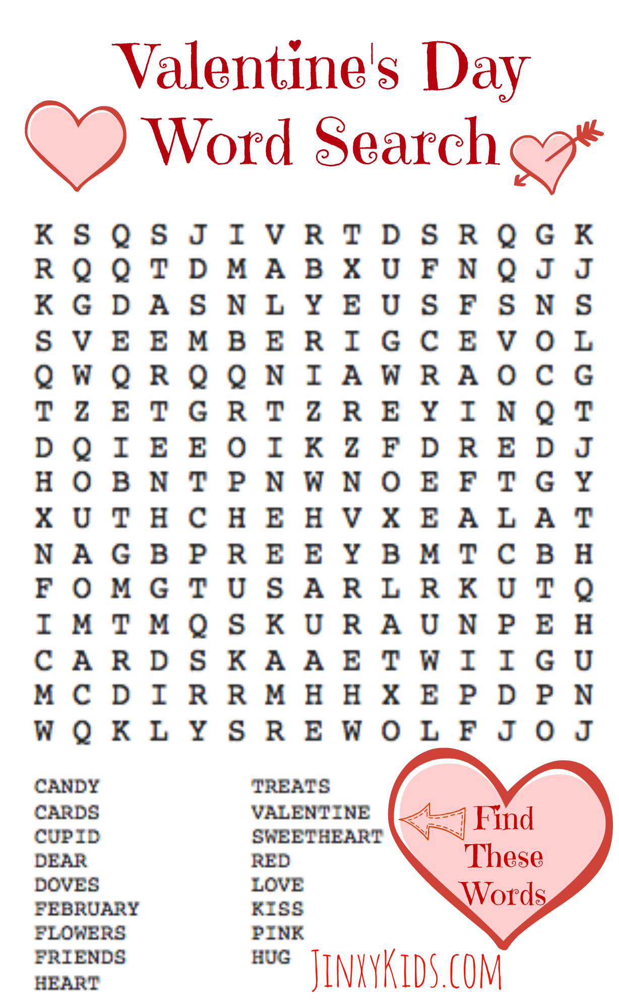 Valentines Day Activities Printables