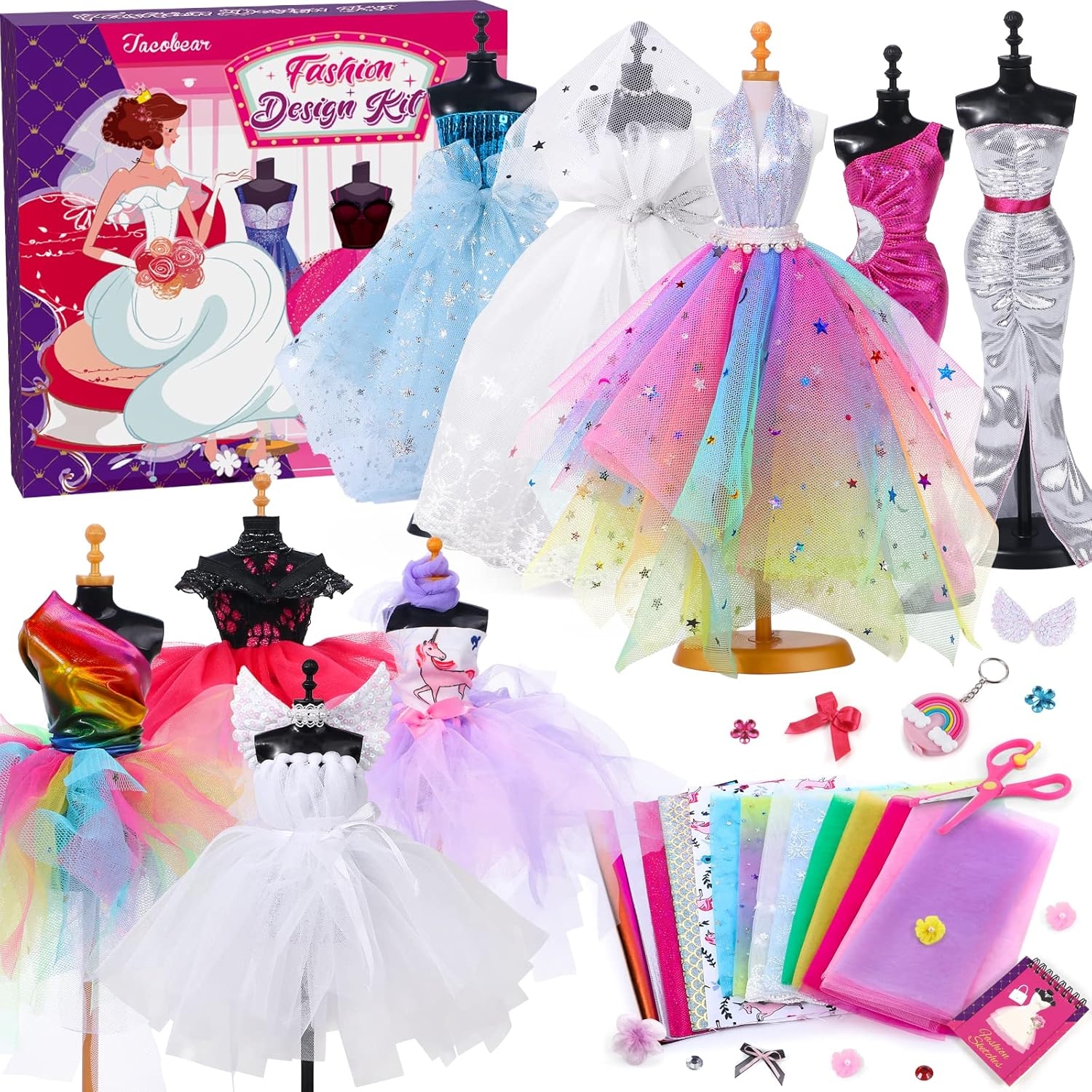 Vamei Fashion Designer For Kids Fashion Design Kit Sewing Kits For 