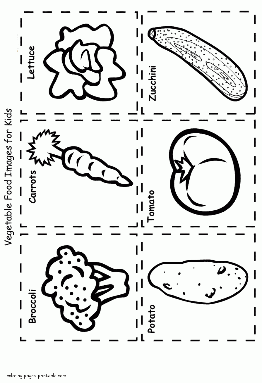 Vegetable Food With Faces Coloring Pages COLORING PAGES PRINTABLE COM