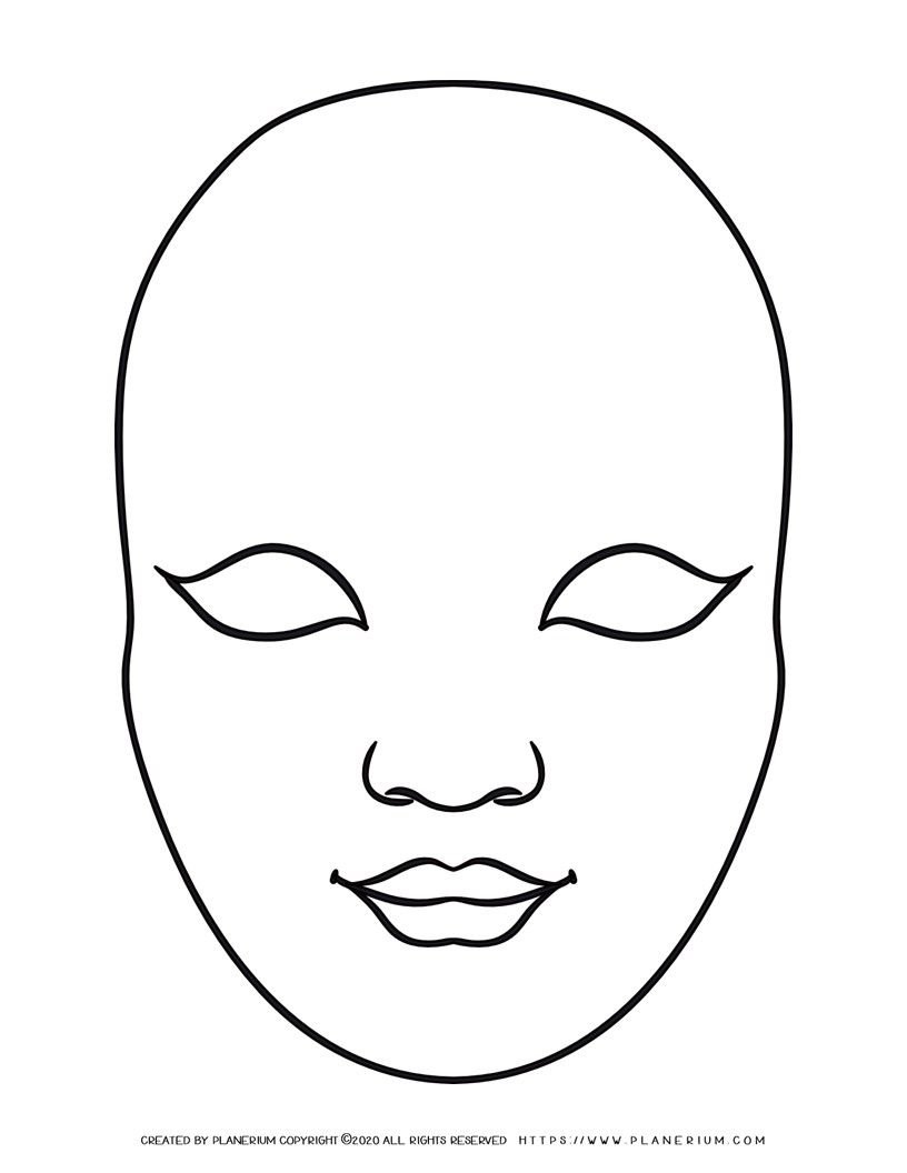 tree mask printable