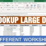 Vlookup Large Data In Excel Formula With Different Worksheet