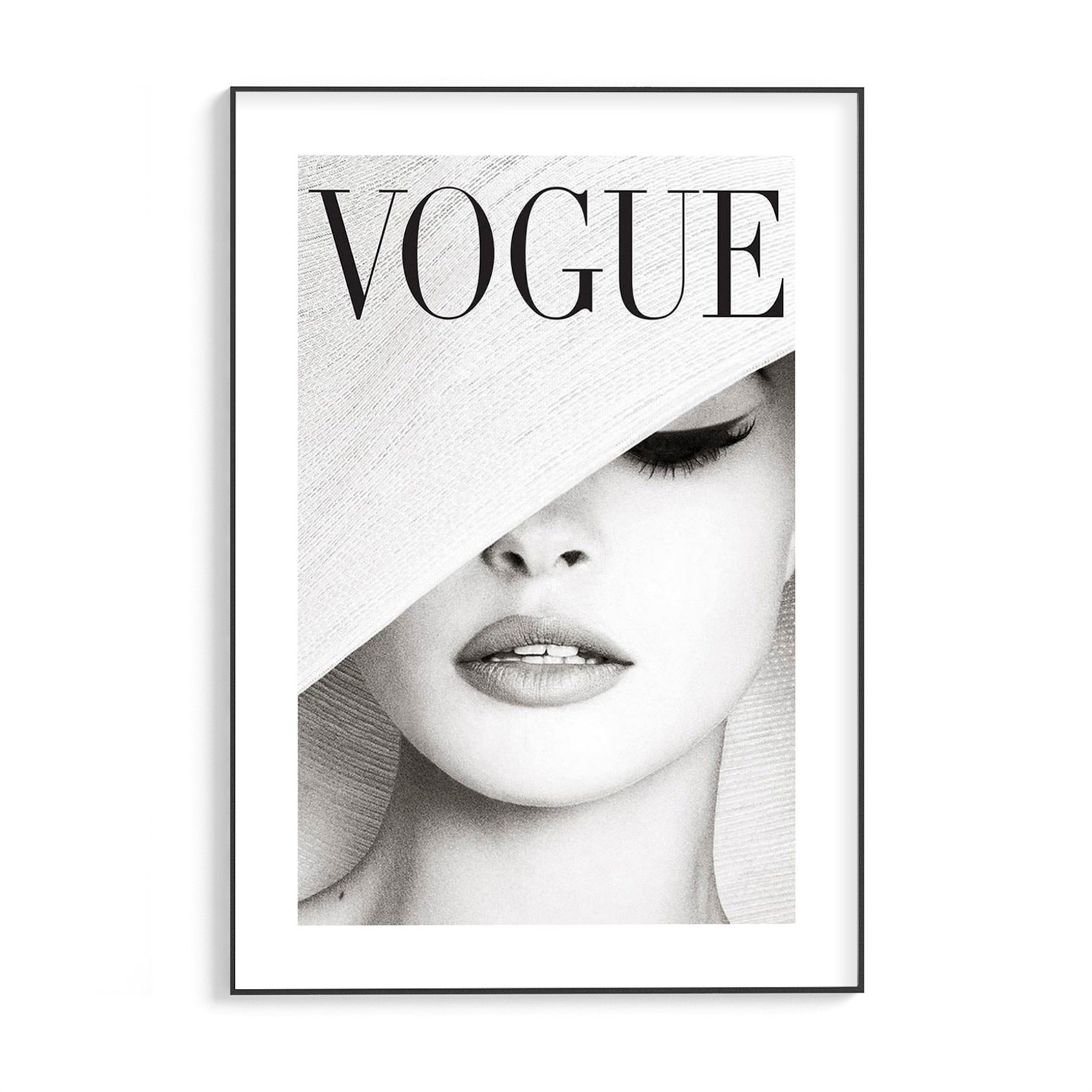 Vogue Girl Poster Fashion Print Art Print Girls D cor Etsy