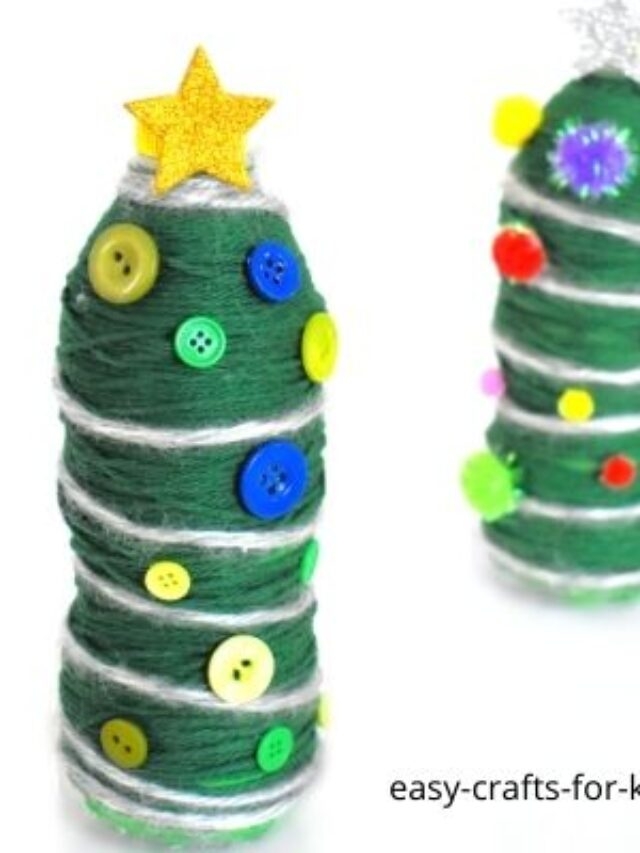 Water Bottle Christmas Tree Craft For Kids Easy Crafts For Kids
