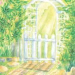 Watercolor Gate Print