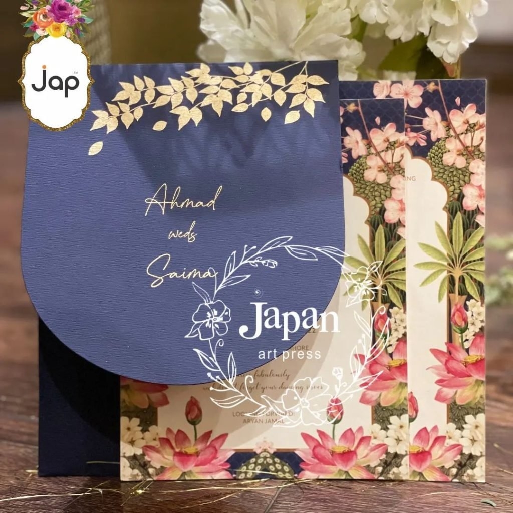 Wax Seal Floral Invitation Japan Art Press