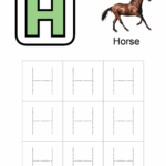 Webtools Letter 39 H 39 Tracing Worksheet