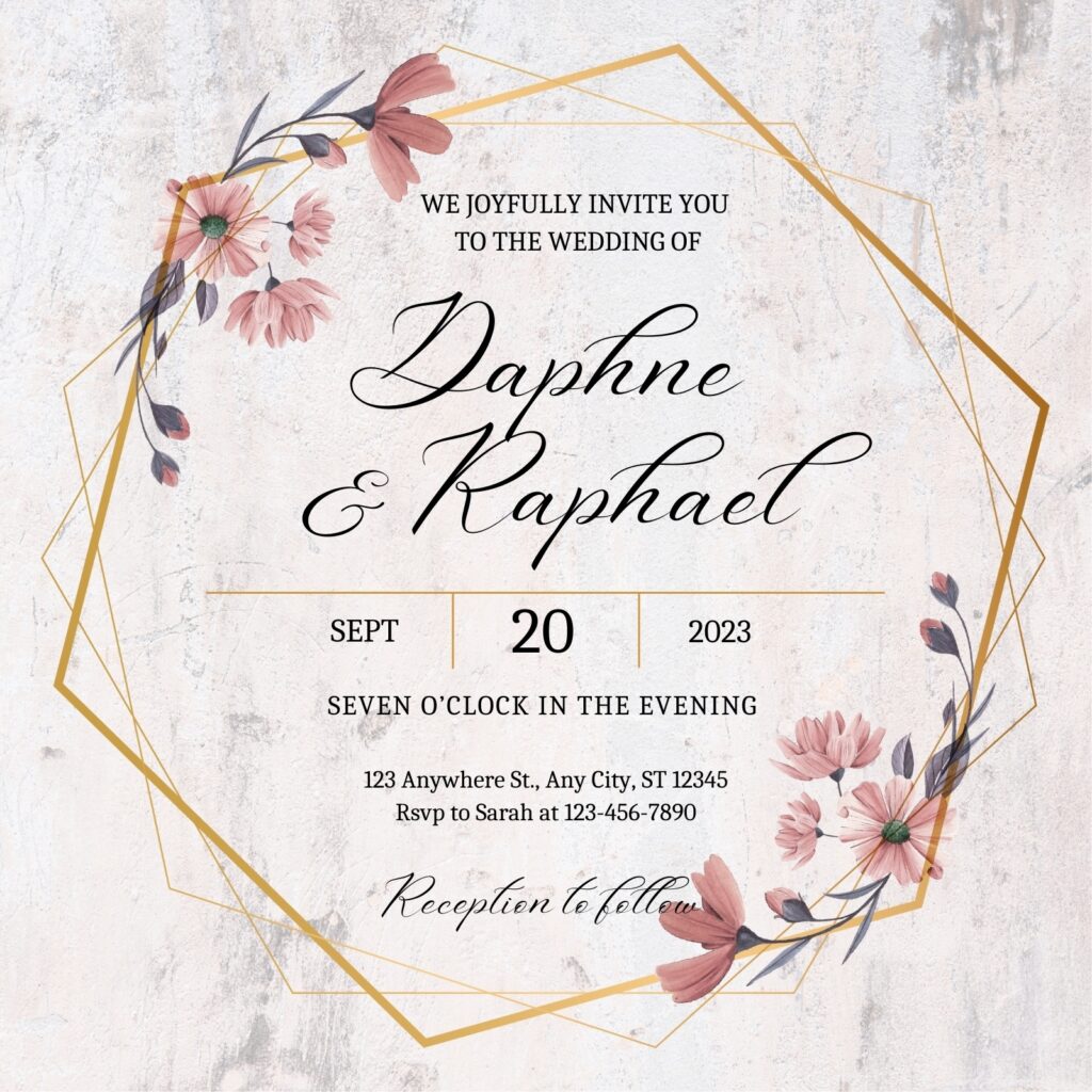 Wedding Invitation Template Creator Polito Weddings
