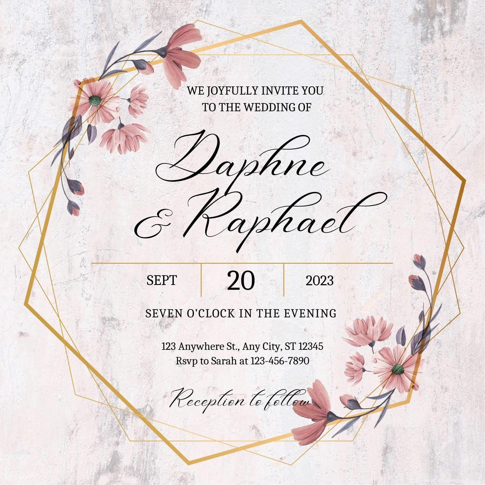 Wedding Invitation Template Creator Polito Weddings