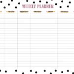 Week Planner Printable Printable Word Searches