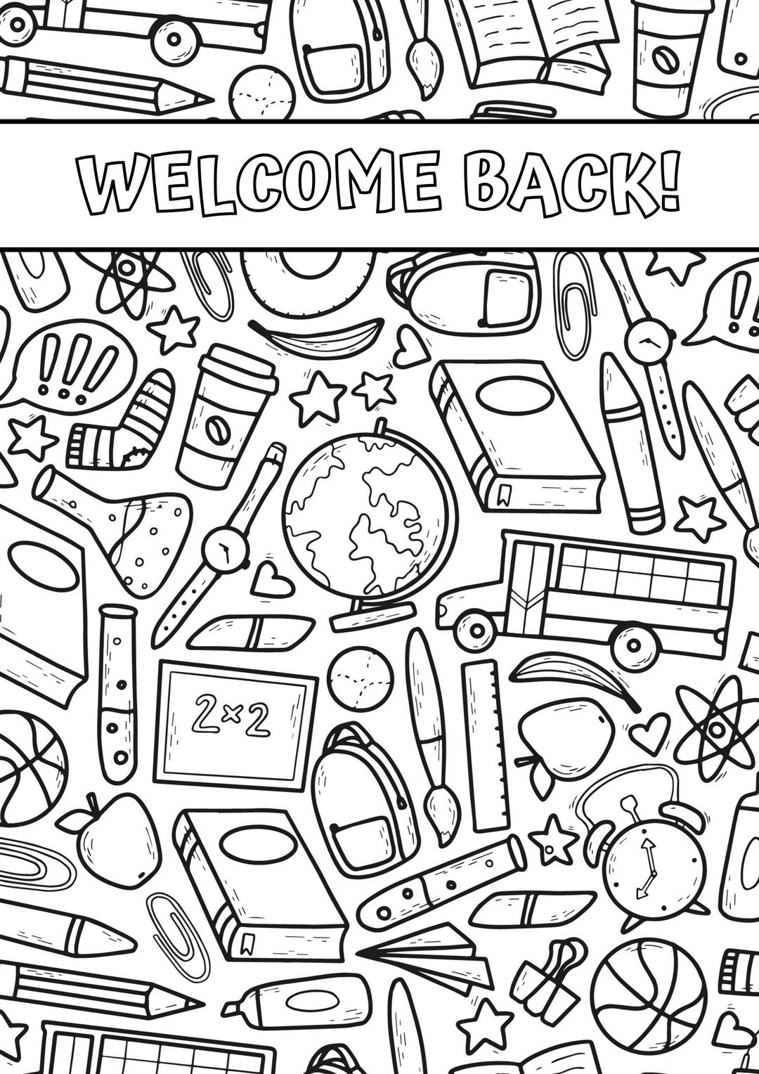 Back To School Coloring Pages