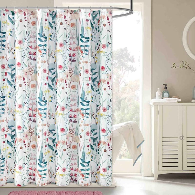 Wild Garden Print Shower Curtain 72 quot 