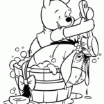 Winnie The Pooh Characters Coloring Pages Coloring Home