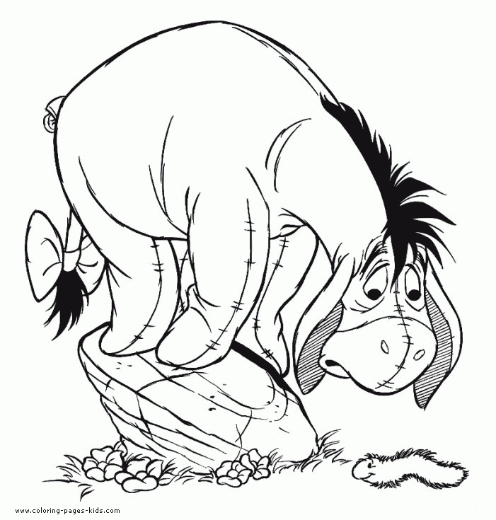 Winnie The Pooh Characters Coloring Pages Coloring Home