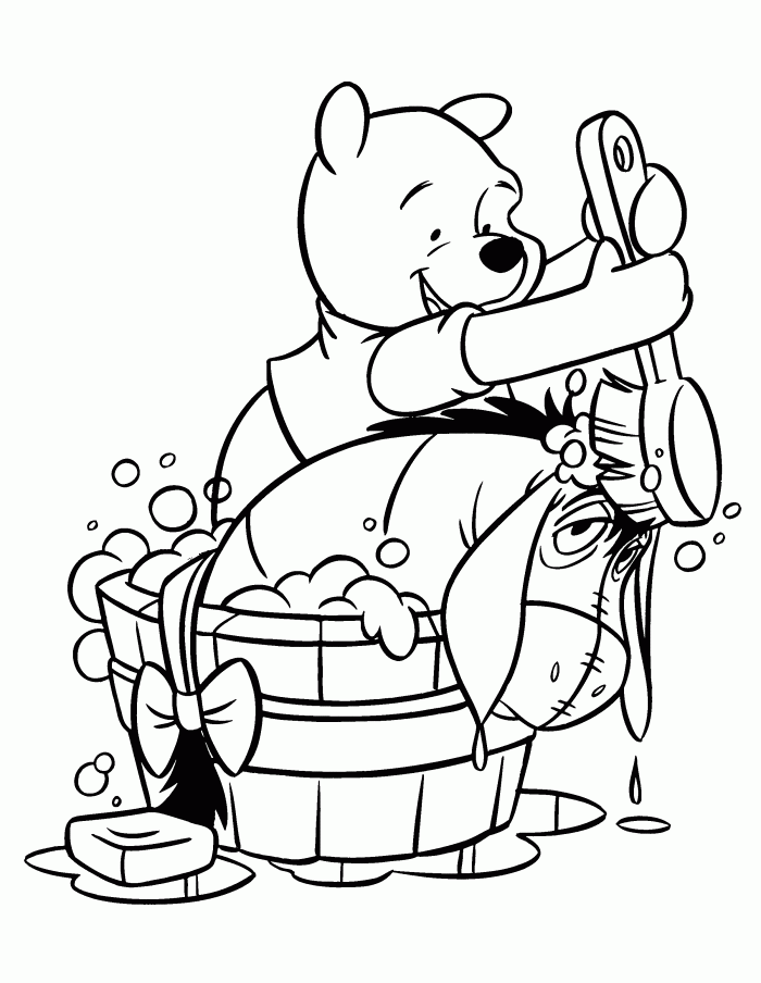 Winnie The Pooh Characters Coloring Pages Coloring Home