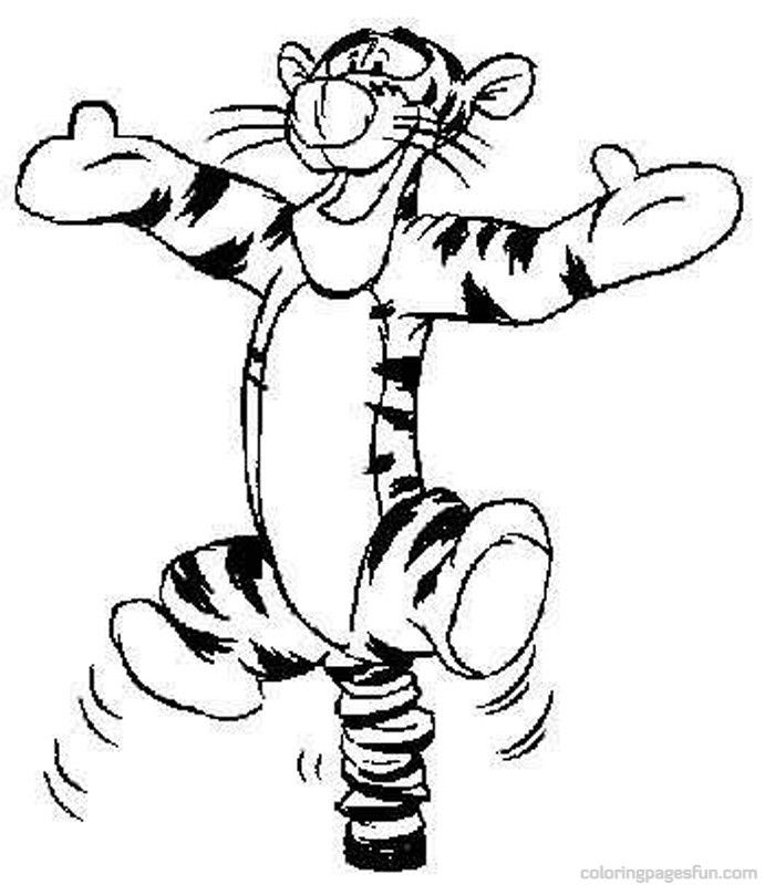 Winnie The Pooh Characters Coloring Pages Coloring Home
