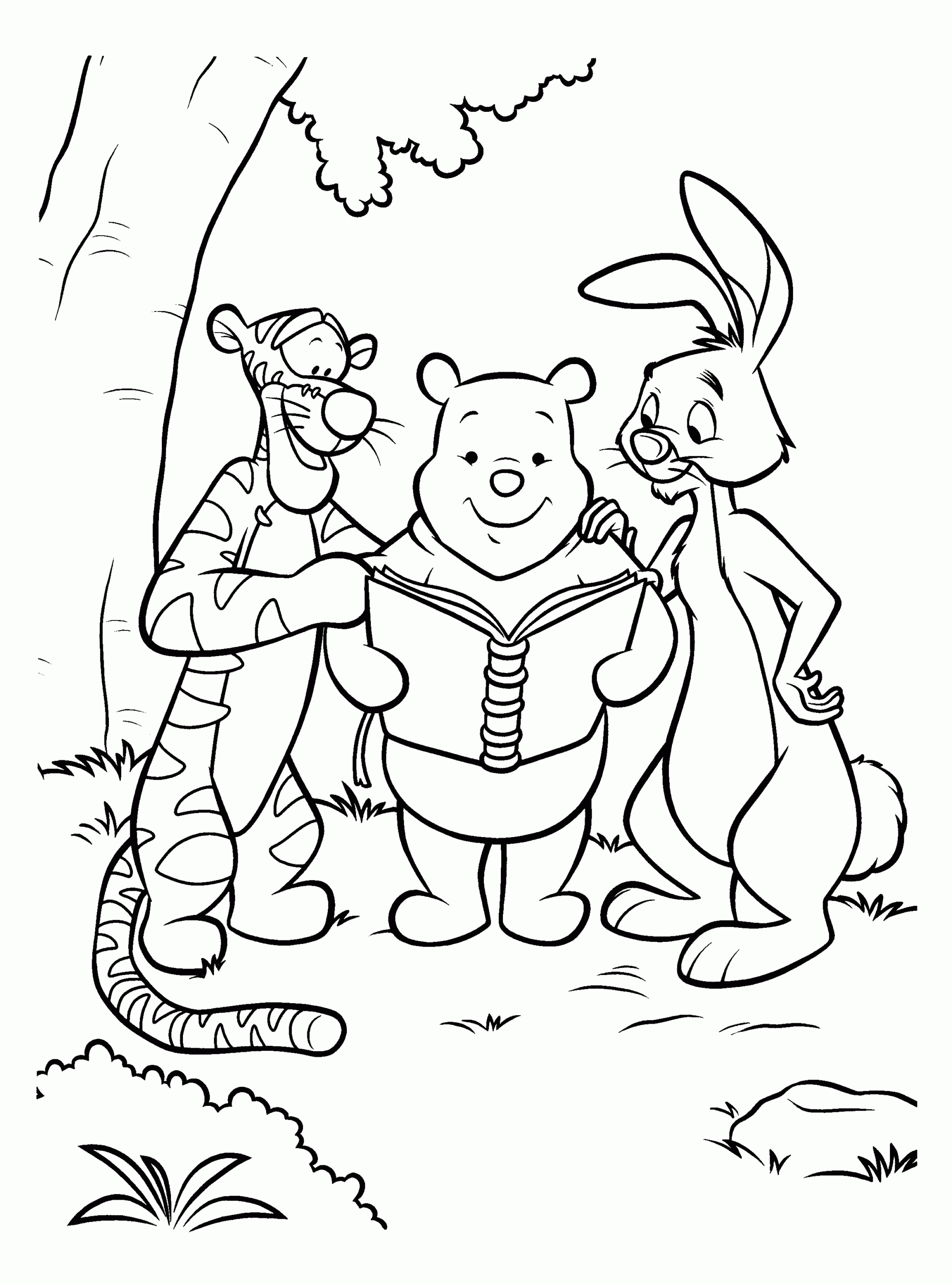 Winnie The Pooh Coloring Pages