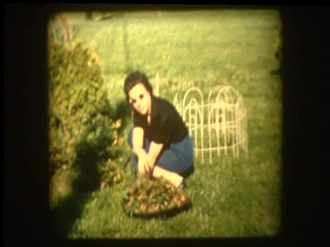 gardening footage
