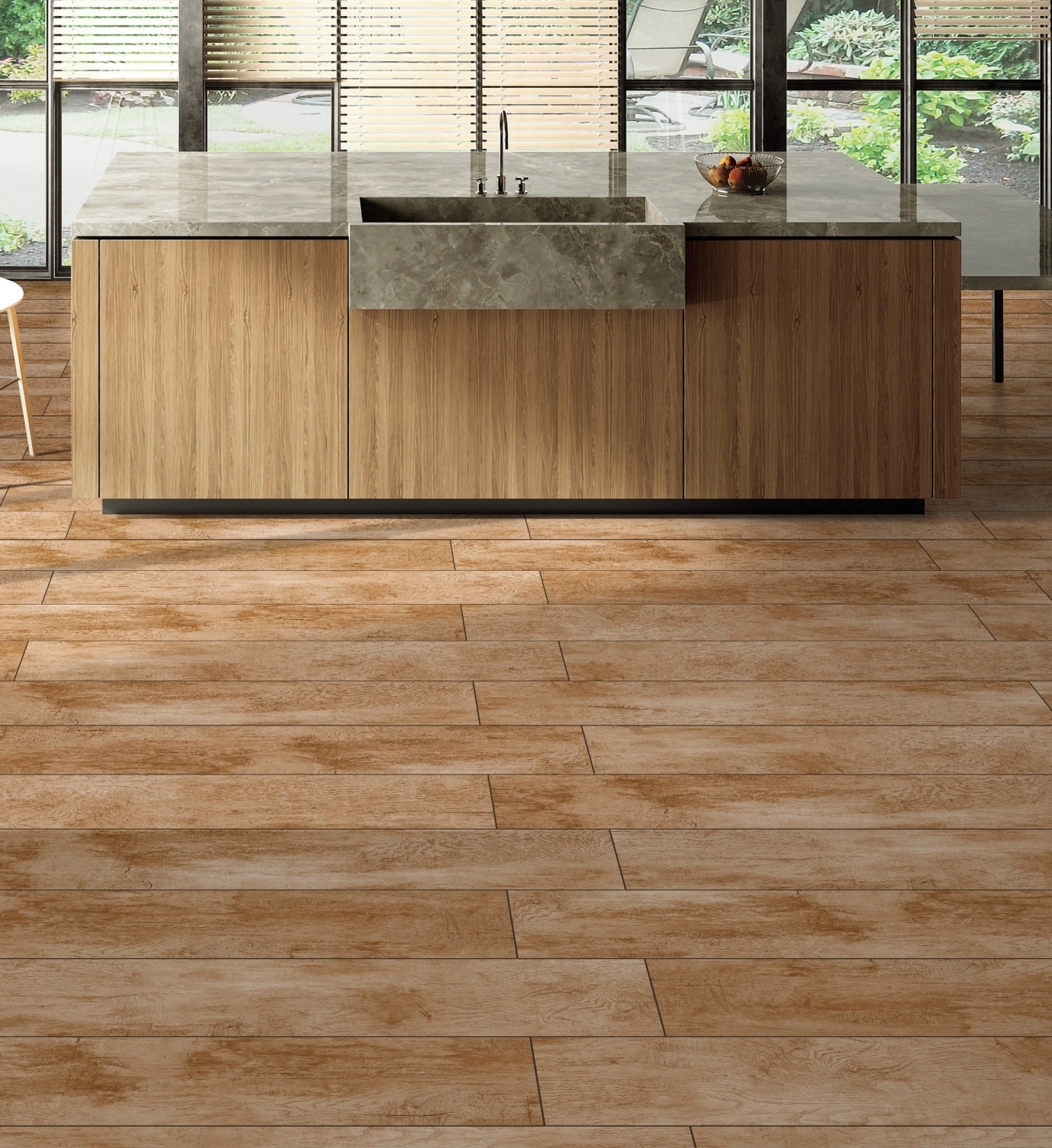 garden print tiles